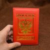 Pink Passport Cover Russia Travel Passport Case Covers for Passports Pu leather Passport Protector