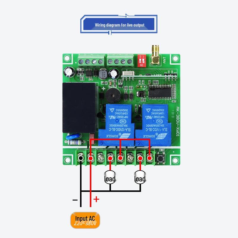 FSK Series: Big Brother Remote Control & Industrial 220V/380V Motor Contactor Control Board