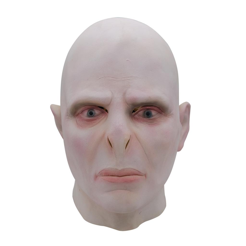 Horror Thriller Bald Latex Mask Halloween Mask for Adult Voldemort Mask Dobby The Elf Mask Kids Hood Harry Movie Cos