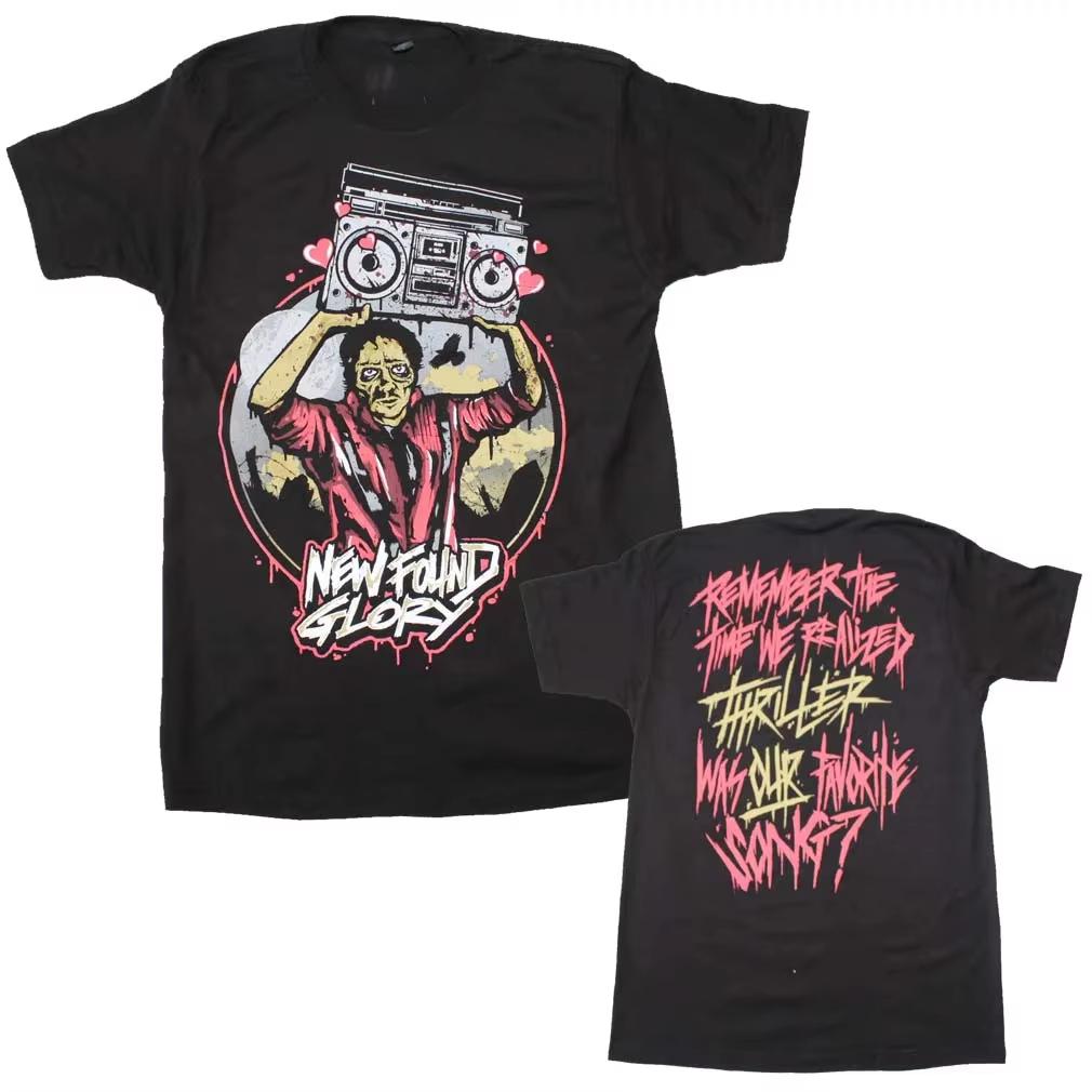2026 men women New Found Glory Thriller TShirt Unisex Fans Gift All Size S3XL 4XL