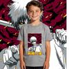 Bleach Zangetsu Anime Print Cotton T Shirt for Boys Girls Casual Summer Top Soft Breathable Kids Clothing