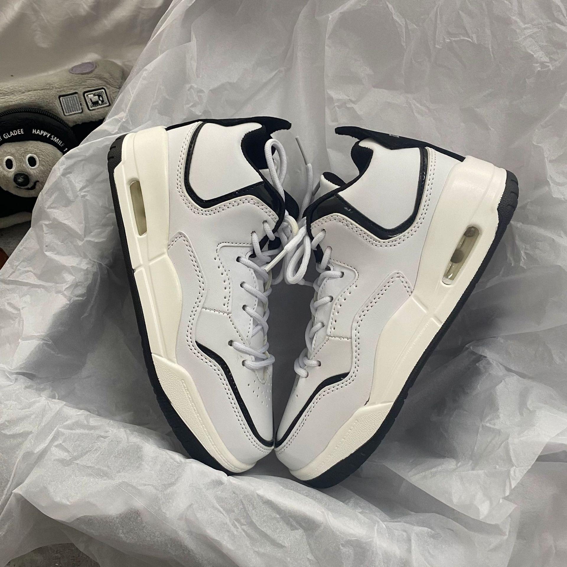 

Dailu summer new black and white sports shoes dad shoes literary and casual student shoes tide 35