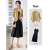 Women's Summer Thin Blazer & Sling Dress Two-Piece Set