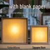 Retro Calligraphy Photo Frame Night Light - Handmade DIY Creative Tabletop Decor & Custom Gift