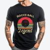 Bocce Ball Legend Ball Sport Bocce Cute Oversized T Shirt Couples Tops Alphabet