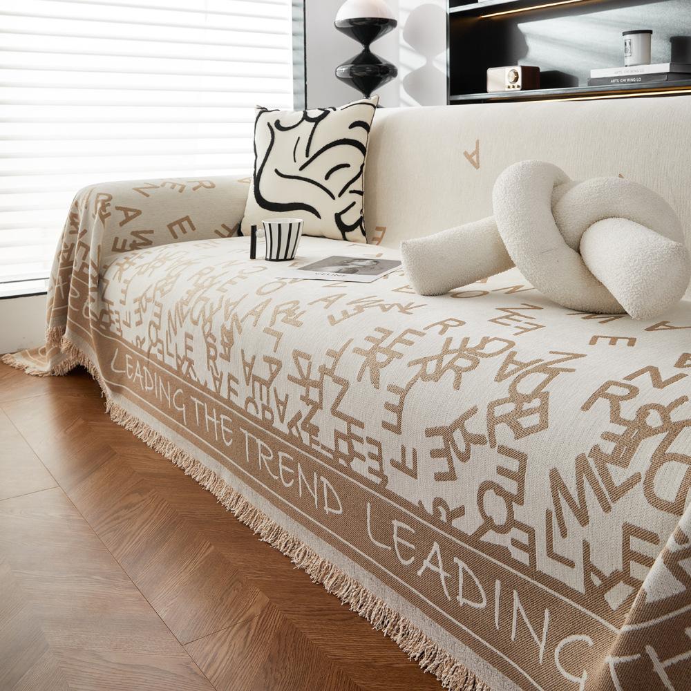 Universal Sofa Cover Towel Nordic Style All-Inclusive Full Covered Sofa Cover Four Seasons Universal Sofa Cushion Blanket