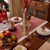 Christmas Fall Table Runner Soft Cotton Table Runner With Tassels Woven Macrame Home Living Room Table Decoration