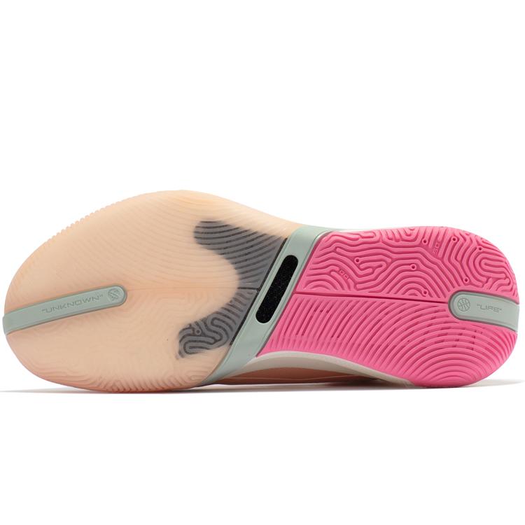 New 361° AG3 Pro Aaron Gordon 3 Sweet Anti Slip Wear Resistant High Top Performance Basketball Shoes Men's Soft Pink 572311116-1