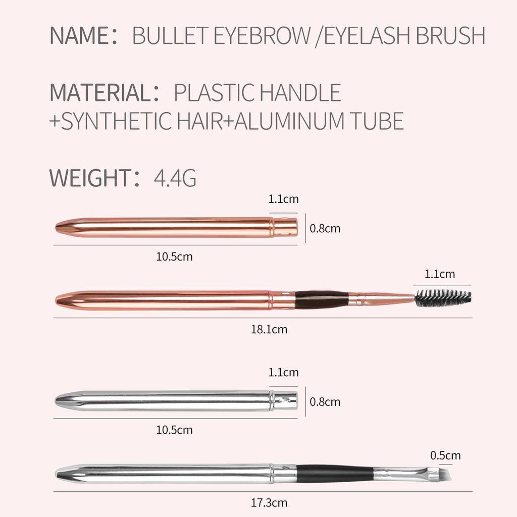 1 PCS Eyebrow Brush Professional Small Angled Brushes High Quality Eye brow liner Contour Eyelash Cosmetic Beauty Makeup