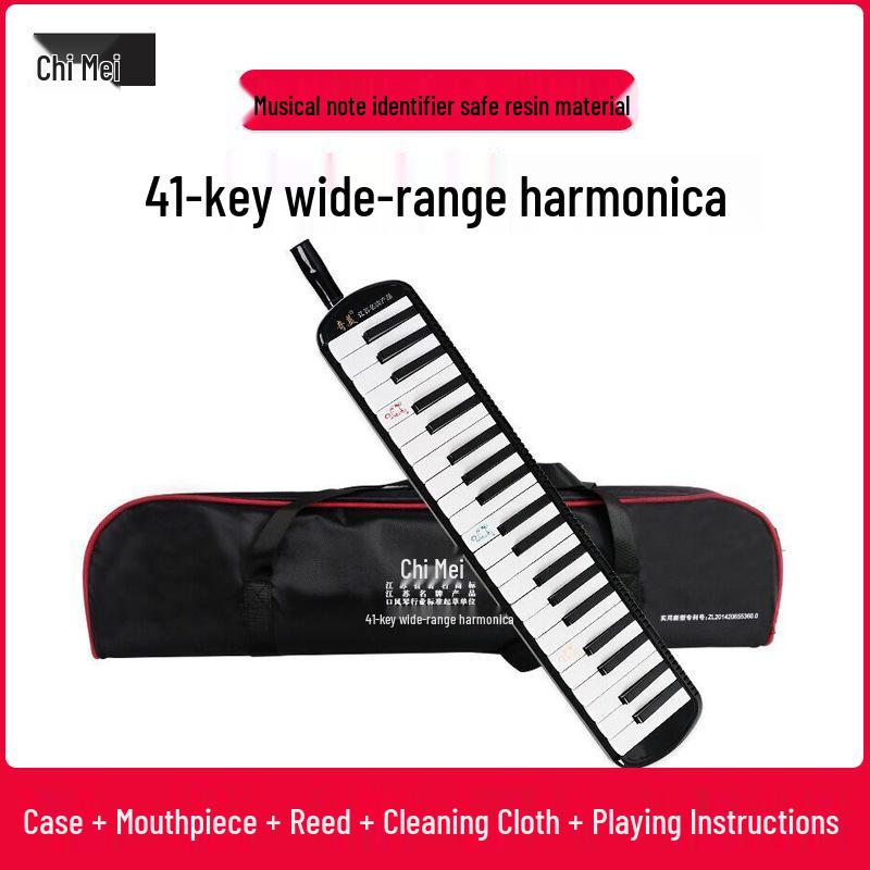 Chimei 41-Key Harmonica: Ideal for Students, Children, and Beginners for Classroom and Professional Performance.
