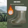 Women's Eco-friendly Mid-Calf PVC Rain Boots - Non-slip Rubber for Outdoor & Kitchen Use.