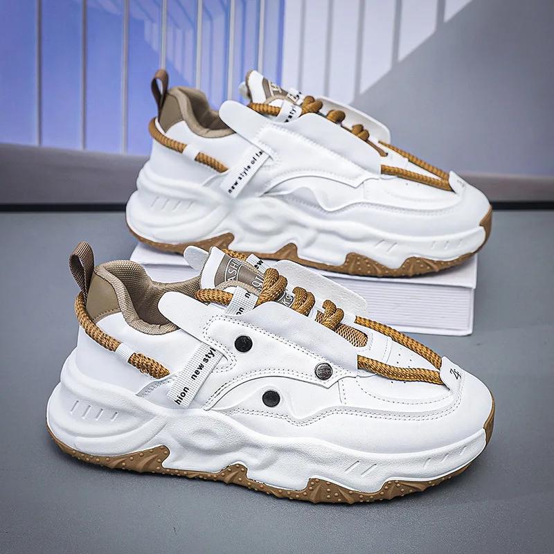 Men Casual Shoes High-quality Comfortable Outdoor Sneakers Breathable Training Shoe Non-Slip Wear-Resistant Platform Sneakers