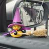 Car Decor Small Yellow Duck With Harry Potter Broomstick For Cabin Interior
