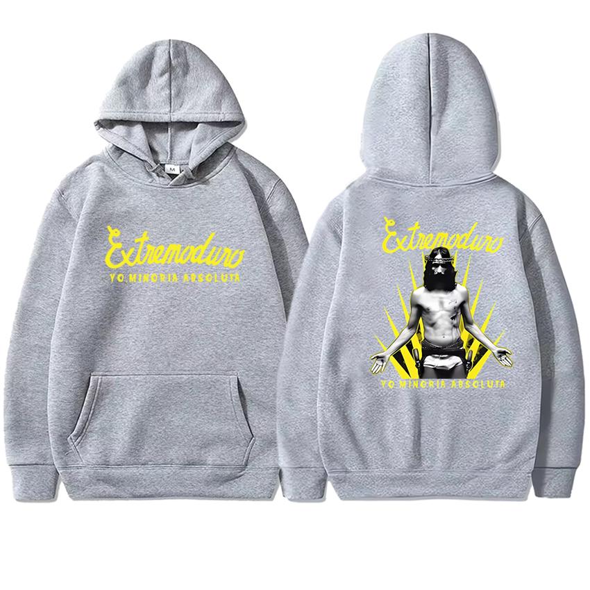 New In Rock Band EXTREMODURO Tour 2025 Graphics Hoodie Men Women Vintage Hip Hop Streetwear Unisex Fleece Long Sleeve Sweatshirt