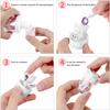 1/2/4 Contact Lenses Cleaner Device Manually Rotatable Type Portable Contact Lens Beauty Pupil Storage Cleaning Container Tools