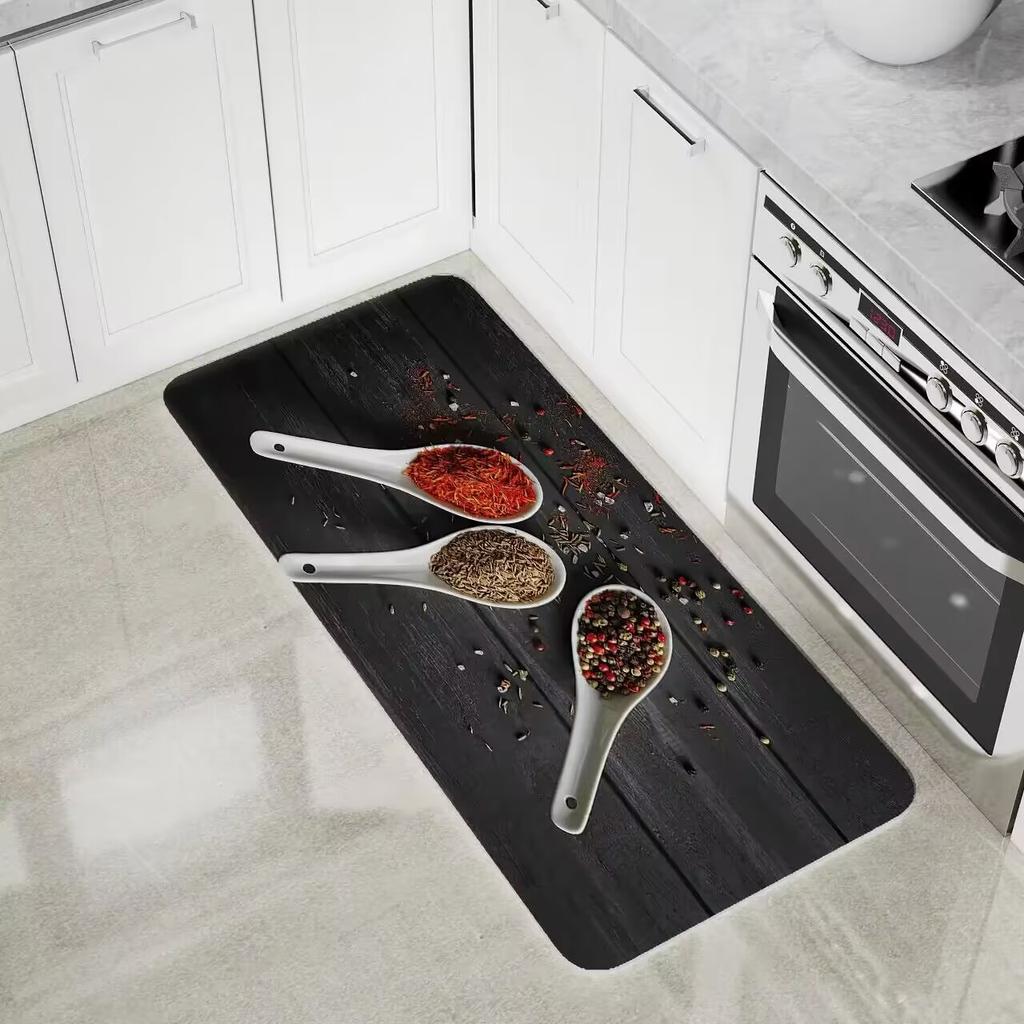 Long kitchen carpet home entrance door mat bedroom living room decoration bedside carpet corridor balcony bathroom non-slip mat