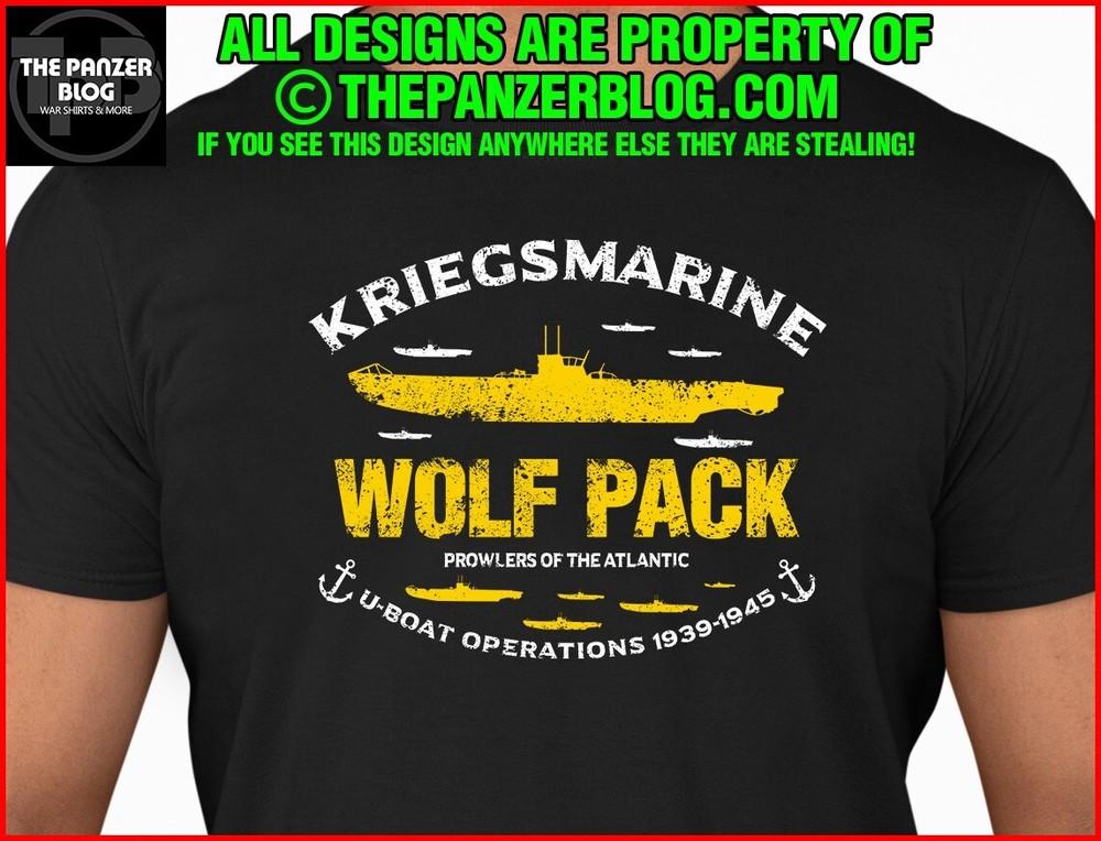 Kriegsmarine Волчья стая Подводная лодка Служба V2 Футболка Вторая мировая война Немецкий флот Унисекс Футболка XL