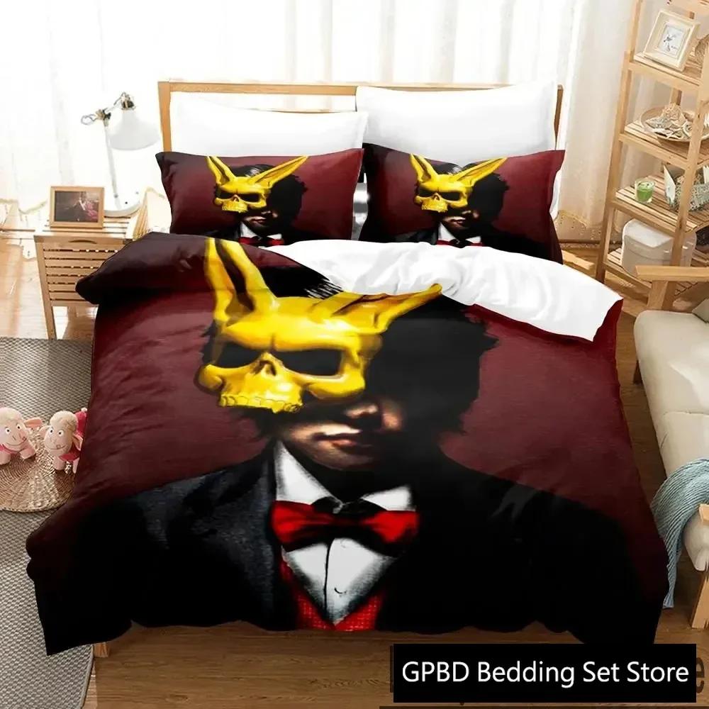 3D Print Anime Creepypasta Cafe Bedding Set Double Twin King Duvet Cover Comforter Pillowcase Boys Girls Adults Bedroom