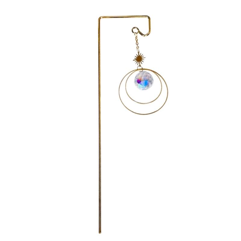 

Elegant Outdoor Premium Wind Chime Holder Featuring Moon Star Themed Suitable For Porch Window Patios Balcony Decoration 1