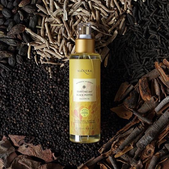 Mantra Haritaki & Schwarzer Pfeffer Cellulite-Öl Therapeutisches Öl 100ml