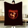 Abarth Print Flaneldecke, Hohe Qualität, Bequem für alle Jahreszeiten, Heimdekoration, Wärme und Komfort, Perfekt für Weihnachtsgeschenke