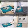 Realistic Shark Designs Doormat Anti-Slip Entrance Kitchen Bathroom Floor Door Mat  Toilet Carpet Rug