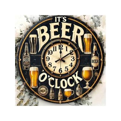 Vintage Humorvolle Uhr Metall Wandschild Bar Dekoration Blechschild Poster