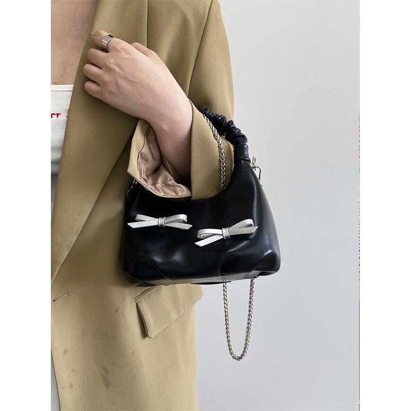 Ielgy All-Match Bowknot Portable Shoulder Messenger Bag