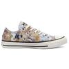 Converse Chuck Taylor All Star Comfortable Versatile Colorful Printed Low Top Canvas Shoes Women Sneakers White Blue Multicolor 570766C