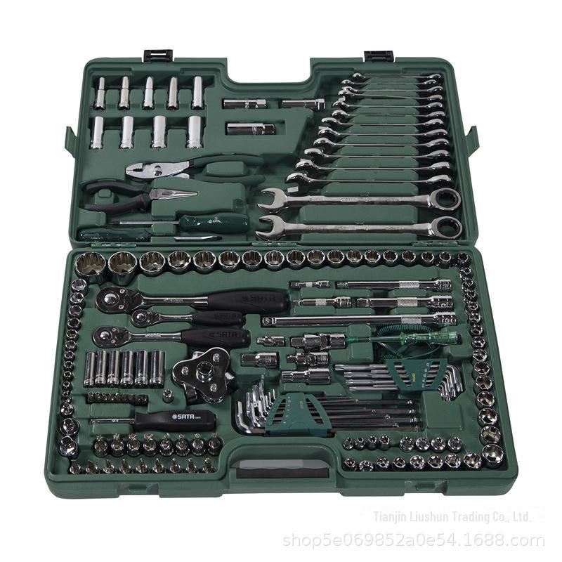 Shida Tools 09941: 160-Piece Auto Repair Kit with Ratchet Socket Wrench