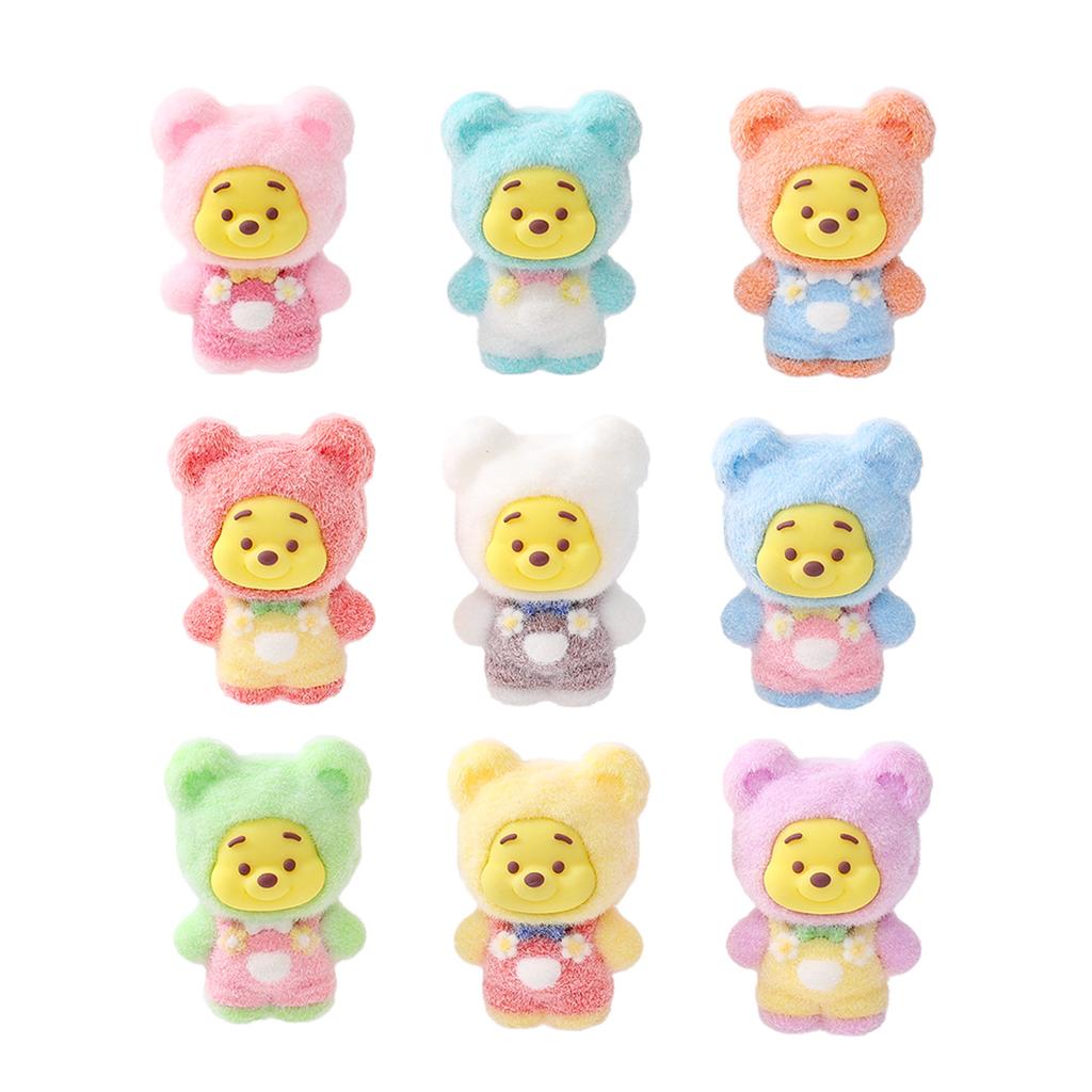 9Pcs/Set Anime Winnie Pooh Bear Figure Toy Mini Figurine Desktop Decoration Model Ornaments Toys Boys Girls Christmas Gifts