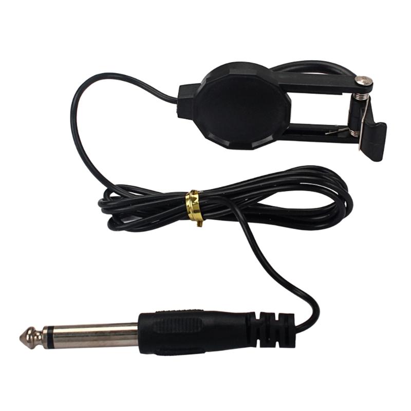 Pickup for Violin Guitar Ukulele with 1/4 Inch Audio Jack and 1.2m Audio Cable