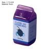 3Pcs Mini Milk Box Realistic Accessories Resin Simulation Milk Boxed Pretend Play Toy for Dolls Kitchen