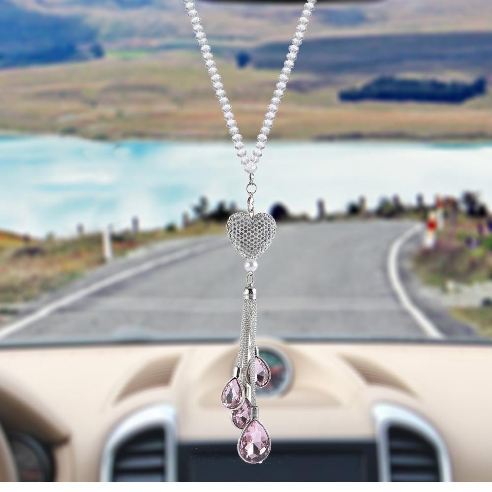 

Хрустальная подвеска для автомобиля, украшение, сплав, металл, украшение для зеркала заднего вида, подвеска StyleG