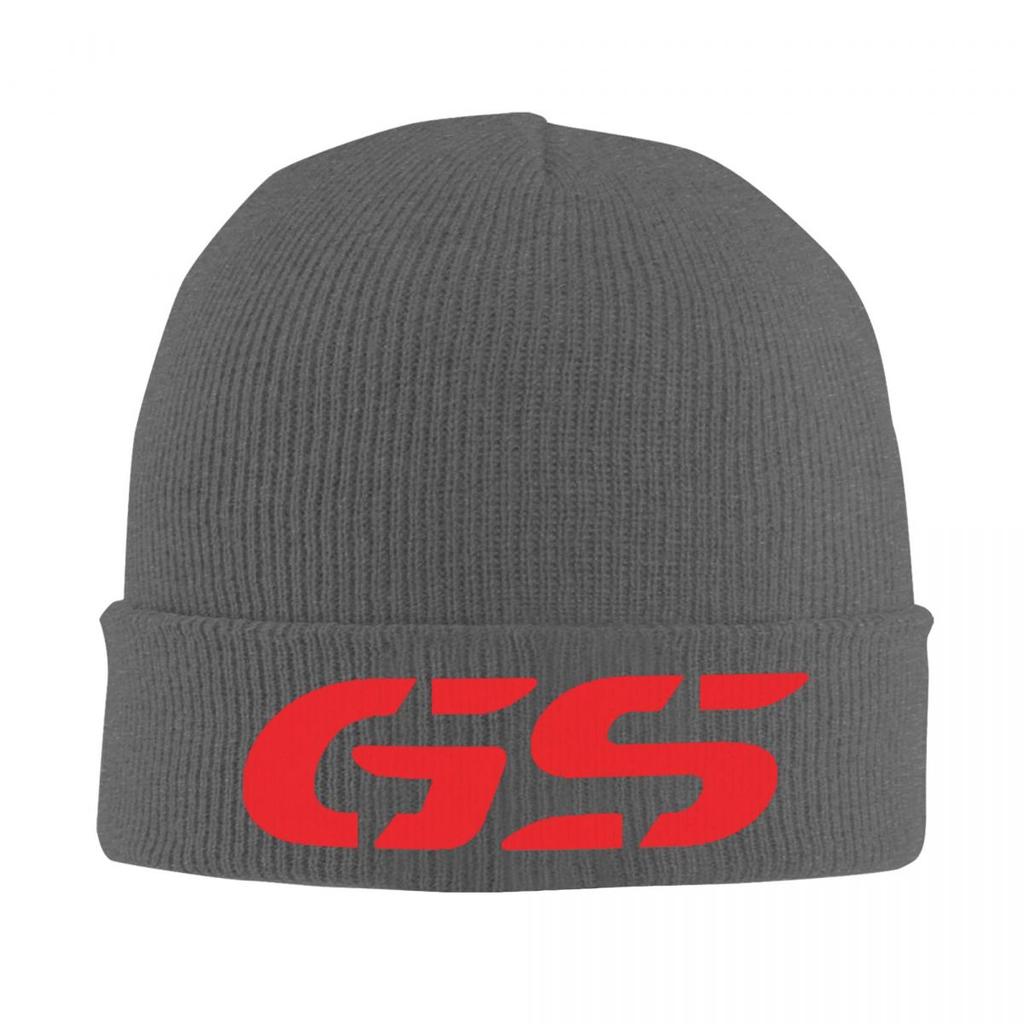 Red GS Logo Hats Autumn Winter Beanie Warm Motocross Cap Unisex Bonnet