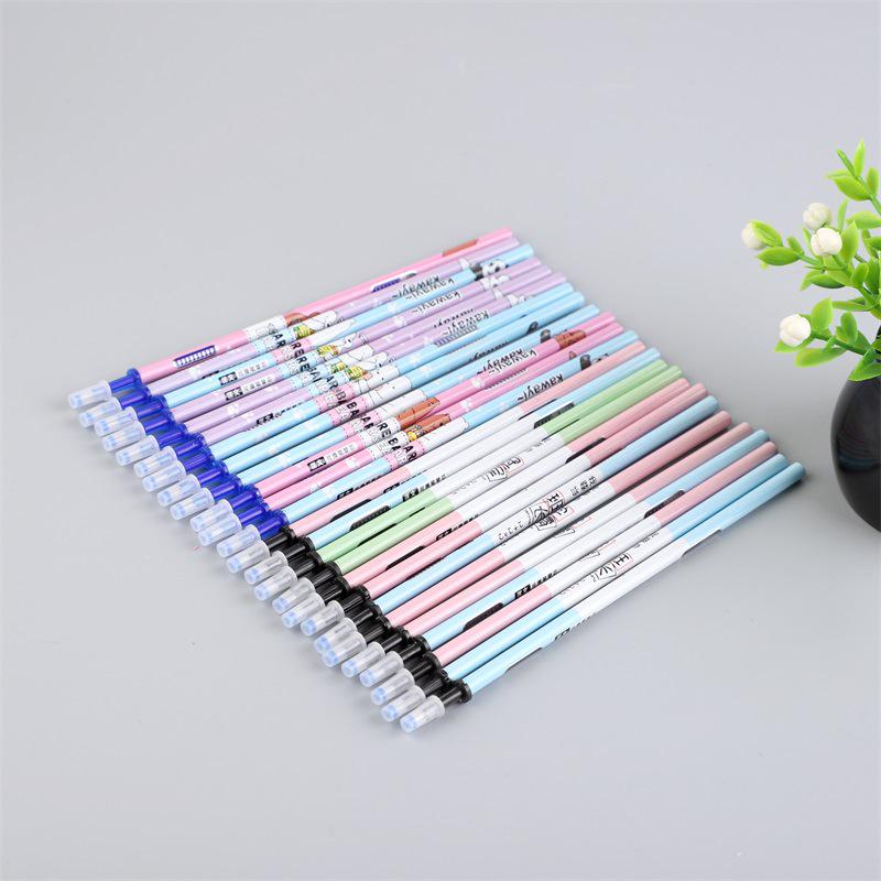 Heat-Sensitive Erasable Pen Refill, Black/Blue Crystal, 0.5mm Needle Tip