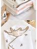 Newborn Pure Cotton Gauze Embroidered Shell Edge Swaddle Wrap