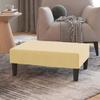 Day and Night - Day and Night Cream Velvet Footstool 78x56x32 Cm