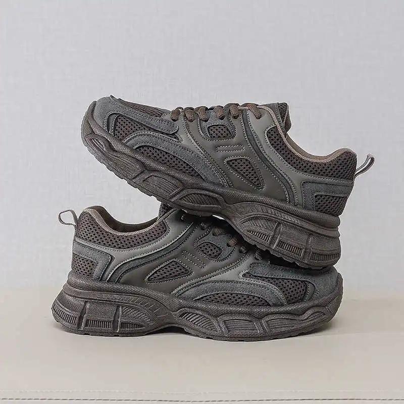 Fashion Non-slip Ecoleather Shoes Size 36 Chunky Men's Women's Sneakers Trainers For Woman Sport Luxury Brand Skor Deals