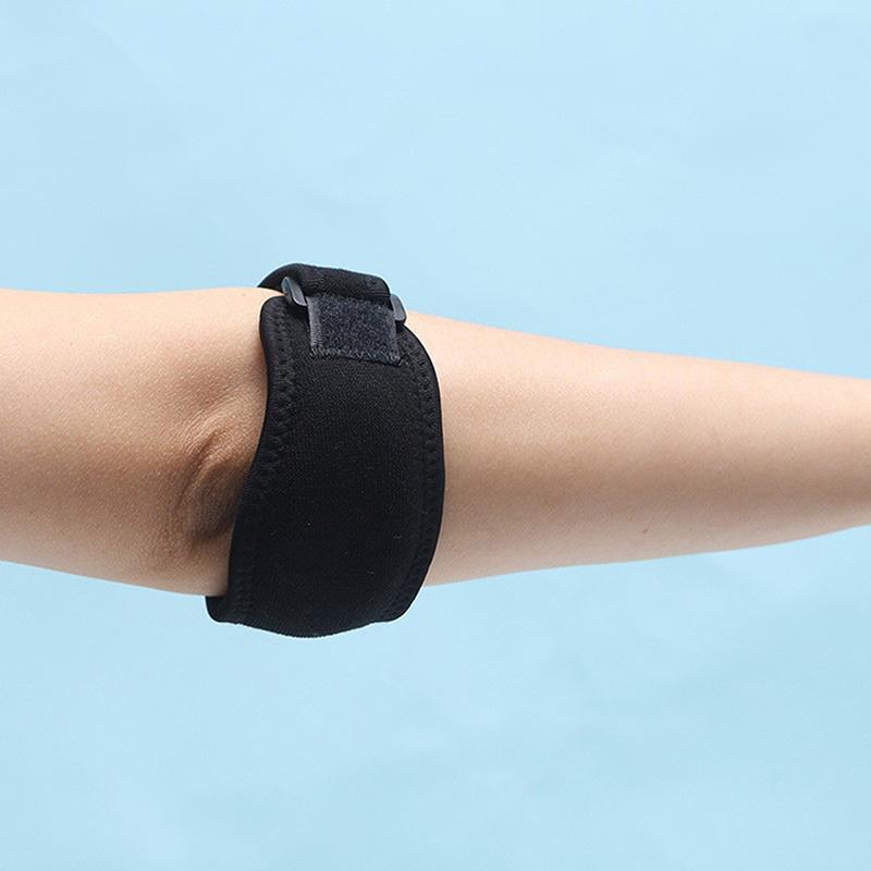 1Pc Elbow Brace For Tennis Golfer Sports Protection Adjustable Arm Band Silicone Compression Pad Pain Relief Men Wom.