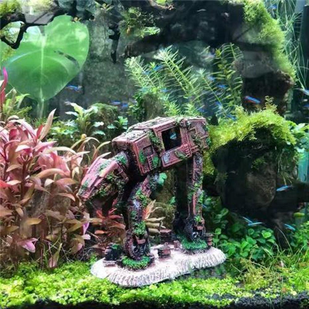 Micro-landscape Robot Dog Aquarium Tank High Imitation Machine Dog Ornament  for Aquarium Decor