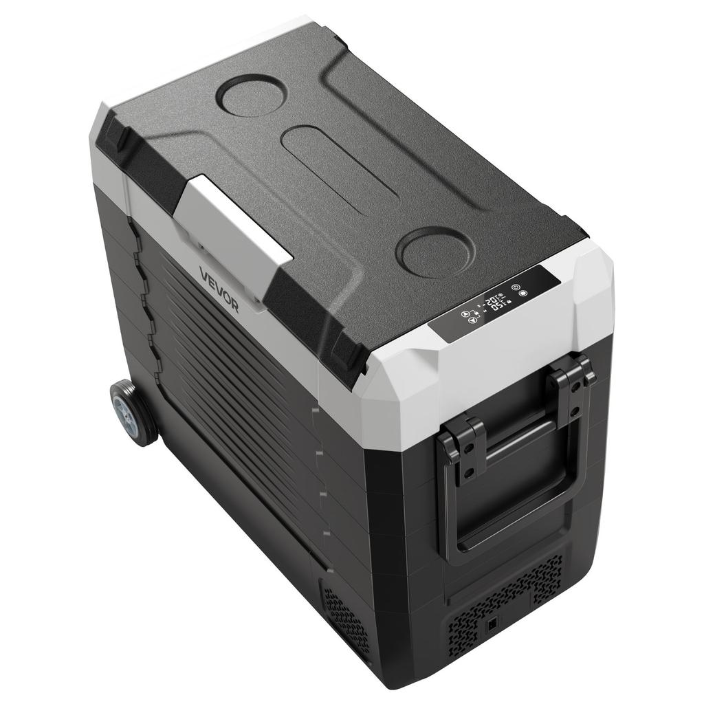 VEVOR Car Refrigerator, DC 12/24V AC100-240V Compressor Electric Cooler, -20 degrees C to 20 degrees C Truck Refrigerator with APP Control