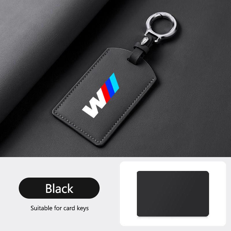BBIV3 Leather M-Styling Car Smart NFC Card Key Case Cover Shell For BMW M3 M5 M4 Series X1 X3 X5 X6 X7 535le Keychain Auto Accessories