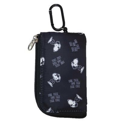 MARIMOCRAFTSNOOPY Joe Cool Monochrom Schlüsseletui x x Peanuts Schlüssel Schlüssel und Ausweis Schlüsselanhänger mit Aufrollmechanismus Flyer, H12,5 B7,5 T2cm, SPIK-454. Tasche, Etui, Damen Herren
