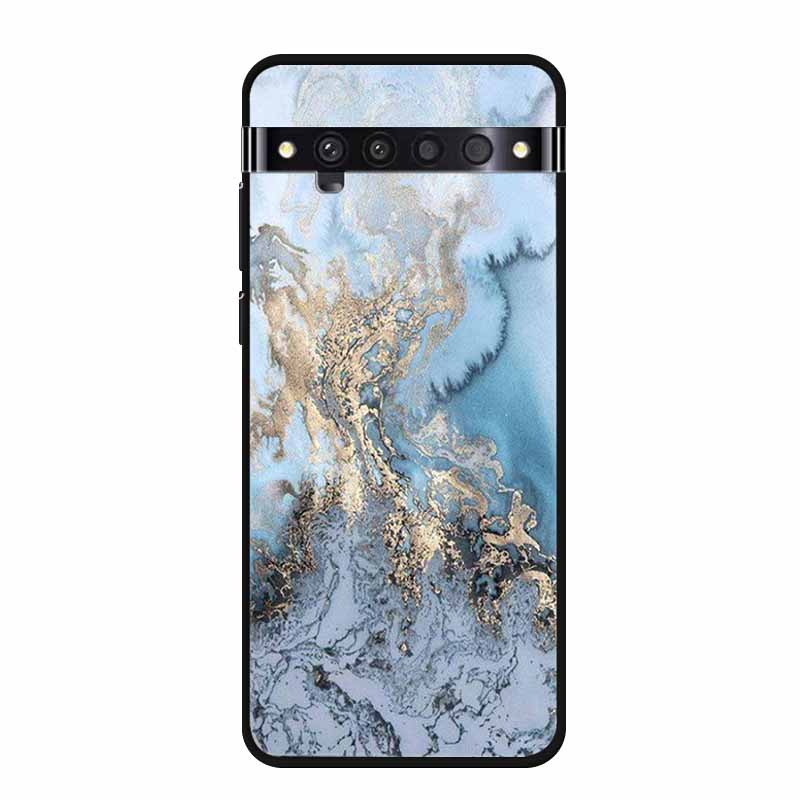 Für TCL 10 Pro Hüllen Weiches TPU Silikon Katze Löwe Rückseitenhüllen für TCL 10 Pro T799B T799H Cover Stoßfest Funda Capa TCL10Pro 6,47"