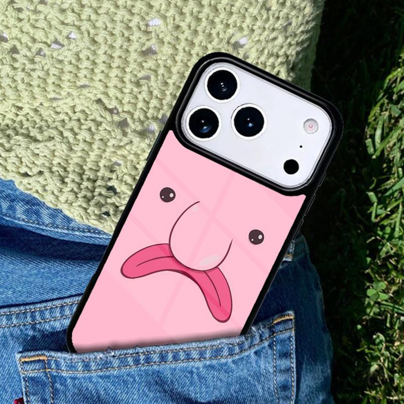 Cartoon Blobfish Phone Case Cover for IPhone 11 12 13 14 15 16e 17 Pro Max Coque for IPhone 17 Air