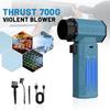 200000RPM Powerful Duster 700g Thrust Mini Turbo Jet Fan 70m/s Wind Speed Powerful Air Blower Brushless Snow Removal Air Dryer
