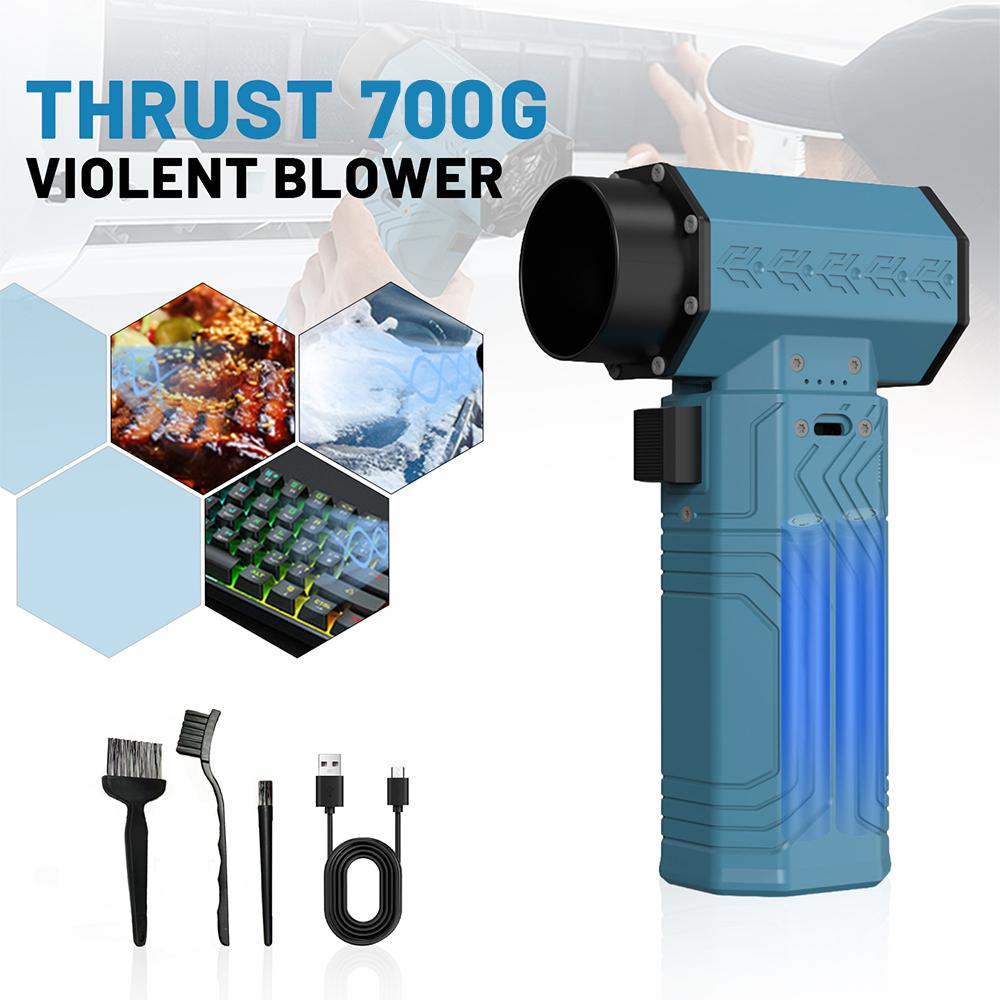 200000RPM Powerful Duster 700g Thrust Mini Turbo Jet Fan 70m/s Wind Speed Powerful Air Blower Brushless Snow Removal Air Dryer