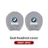 BAGZ5 Car Sticker Hot 2025 Hot Car Seat Headrest Neck Pillow Dustproof Protective Cover For BMW E87 E70 E91 E30 G20 E92 E93 E60 E46 E9