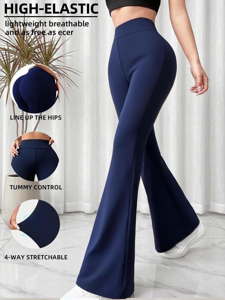 Women's High Waist Wide Leg Yoga Pants - Lightweight, Loose Fit for Outdoor Running & Fitness